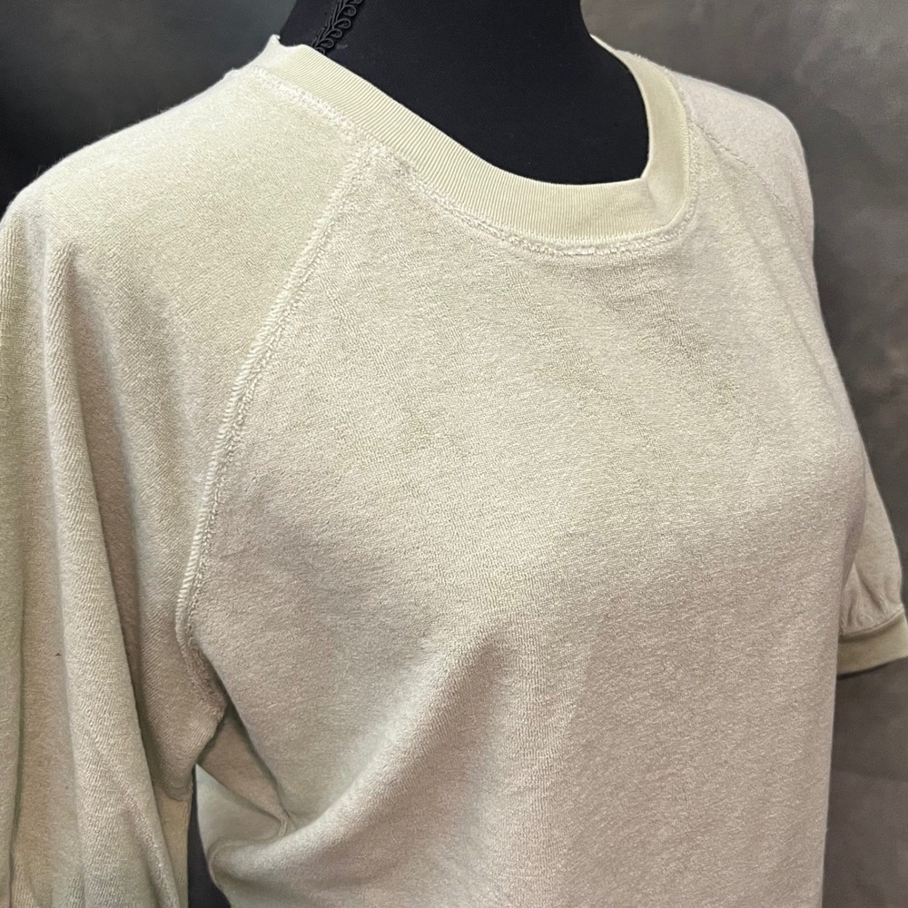 Rails Lia Julep Green Terrycloth Cotton Polyester Blend Pullover Top Size Medium - Picture 5 of 8